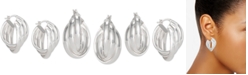 Macy's Triple Oval Hoop Earrings in Sterling Silver